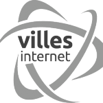 Logo Villes Internet - Noir et Blanc