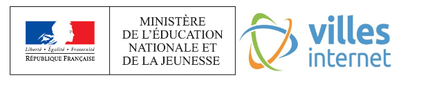 Logos Ministère de l'Éducation nationale et de la Jeunesse | Villes Internet