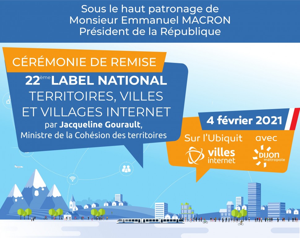 Illustration cérémonie 4 février 2021 - ubiquit VIlles Internet