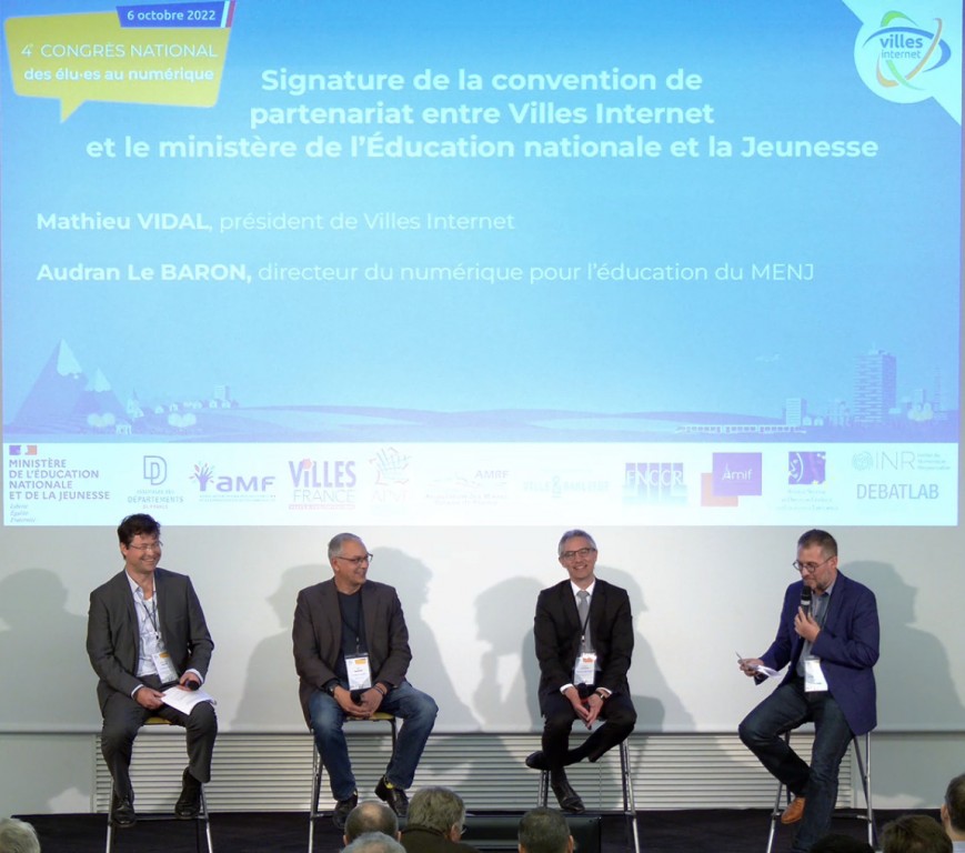 Signature de la convention de partenariat avec le Ministère de l"Éducation nationale et de la jeunesse - Direction du numérique éducatif