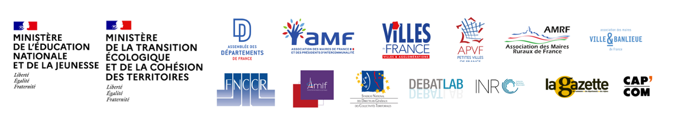 Logos - Partenaires de la Rencontre nationale Villes Internet 2023