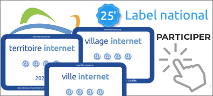 Participez au 25e label national Territoires, Villes et Villages Internet !