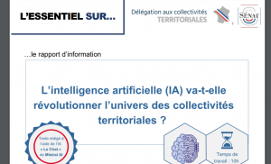 Illustration du rapport d'information "Essentiel IA" Sénat