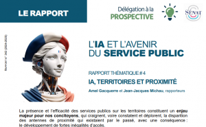 Illustration du rapport "IA, Territoires et proximité"