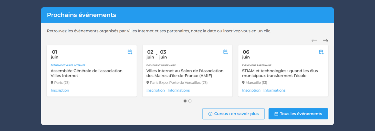 Module calendrier